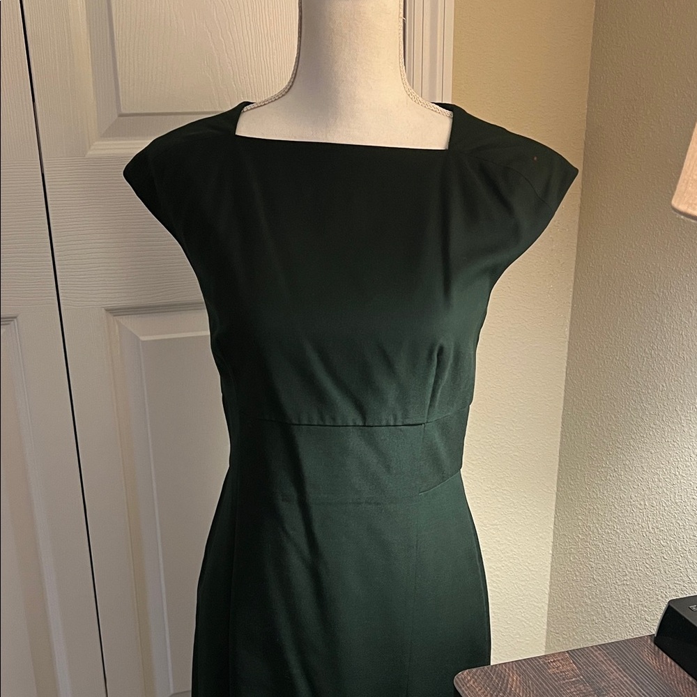 Ann Taylor Classic Black Midi Dress